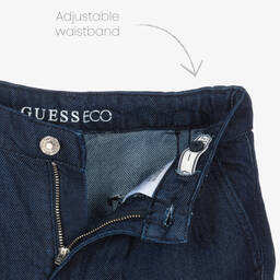 Guess-Girls Dark Blue Denim Shorts | Childrensalon Outlet
