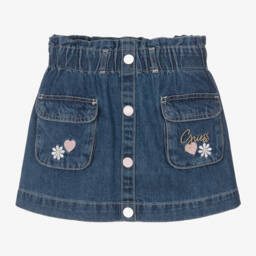 Guess-Girls Denim Blue Skirt | Childrensalon Outlet
