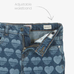 Guess-Girls Denim Charm Heart Jeans | Childrensalon Outlet