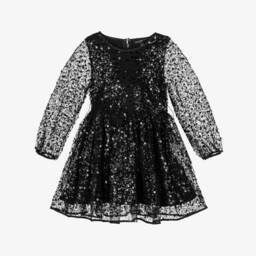 جيس-فستان تول أسود أنيق للبنات | Childrensalon Outlet