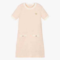 Guess-Элегантное пастельное твидовое платье для девочек | Childrensalon Outlet