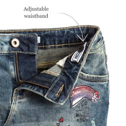 Guess-Girls Embroidered Denim Skirt | Childrensalon Outlet
