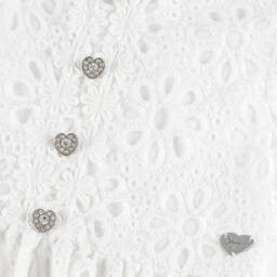 Guess-Girls Exquisite White Lace Gown | Childrensalon Outlet