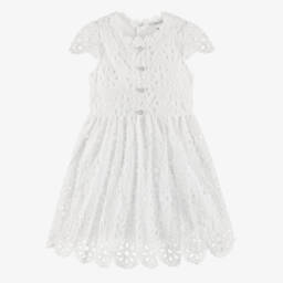 Guess-Girls Exquisite White Lace Gown | Childrensalon Outlet