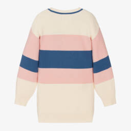 Guess-Girls Ivory Colourblock Knit Dress | Childrensalon Outlet