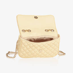 Guess-Girls Ivory Quilted Shoulder Bag (18cm) | Childrensalon Outlet