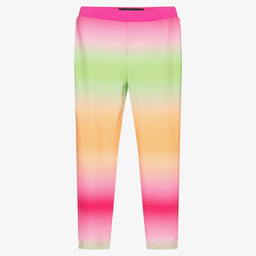 Pink blue yellow outlet striped leggings