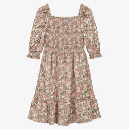 Guess-Girls Multicoloured Floral Print Dress | Childrensalon Outlet
