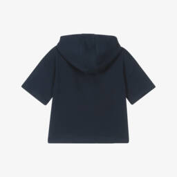 Guess-Кремовый хлопковый худи с цветочным эмблемой для девочек | Childrensalon Outlet