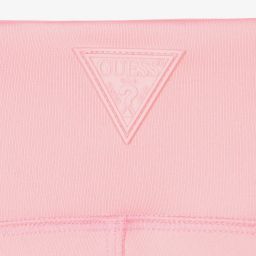 Guess-ليغنغز جيرسي لون زهري نيون للبنات | Childrensalon Outlet