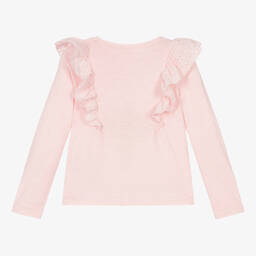 Guess-Розовый топ с оборками для девочек | Childrensalon Outlet