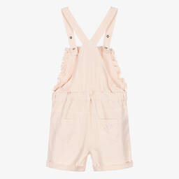 Guess-Розовые шорты на бретелях из твила | Childrensalon Outlet