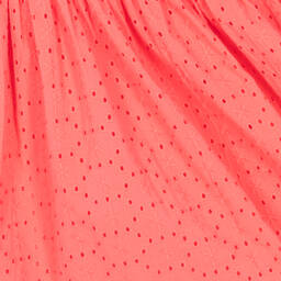 Guess-Girls Pink Broderie Anglaise Dress | Childrensalon Outlet