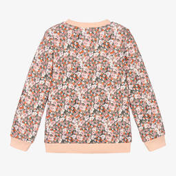 Guess-سويتشيرت قطن لون زهري للبنات | Childrensalon Outlet