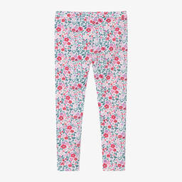 Guess-Girls Pink Cotton Reversible Leggings | Childrensalon Outlet
