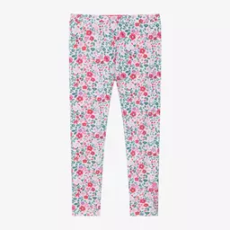 Guess-Girls Pink Cotton Reversible Leggings | Childrensalon Outlet