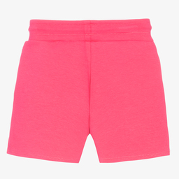 Guess-Girls Pink Cotton Shorts | Childrensalon Outlet