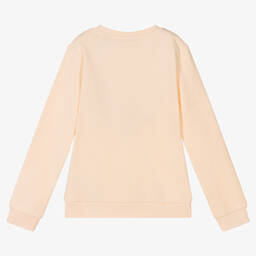 Guess-سويتشيرت قطن لون زهري للبنات | Childrensalon Outlet