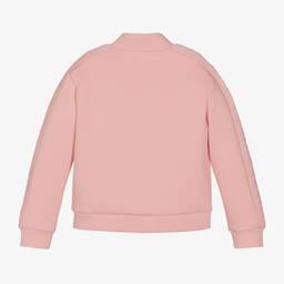 Guess-Розовый хлопковый топ на молнии для девочек | Childrensalon Outlet
