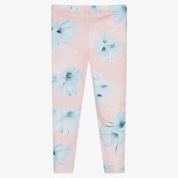 Guess-Girls Pink Floral Leggings | Childrensalon Outlet