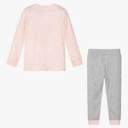 Guess-Girls Pink & Grey Pyjamas | Childrensalon Outlet