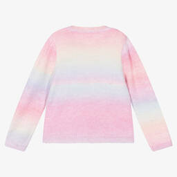 Guess-Girls Pink Knitted Sweater | Childrensalon Outlet
