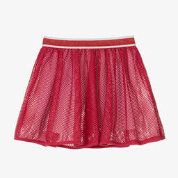 Guess-Girls Pink Mesh Skirt | Childrensalon Outlet