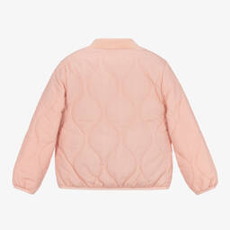 Guess-Girls Pink Quilted Jacket | Childrensalon Outlet