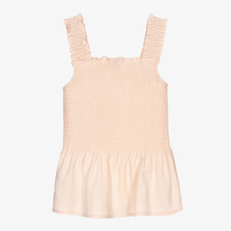 Guess-Girls Pink Ruched Top | Childrensalon Outlet
