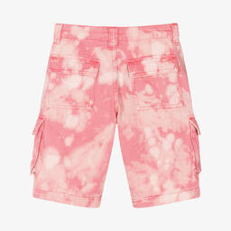 Guess-Girls Pink Tie-Dye Banksy Denim Jeans | Childrensalon Outlet
