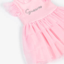 Guess-Girls' Pink Tulle Dream Dress | Childrensalon Outlet