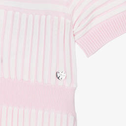 Guess-Розовое платье в белую полоску | Childrensalon Outlet