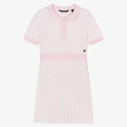 Guess-Розовое платье в белую полоску | Childrensalon Outlet