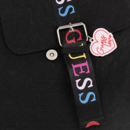 Guess-Черный стеганый рюкзак для девочек (30см) | Childrensalon Outlet