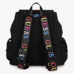Guess-Черный стеганый рюкзак для девочек (30см) | Childrensalon Outlet