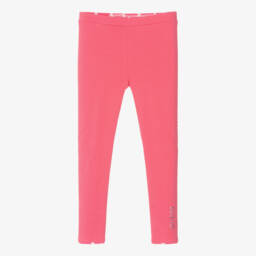 Guess-Girls Rose-Tinted Reversible Heart Leggings | Childrensalon Outlet