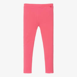 Guess-Girls Rose-Tinted Reversible Heart Leggings | Childrensalon Outlet