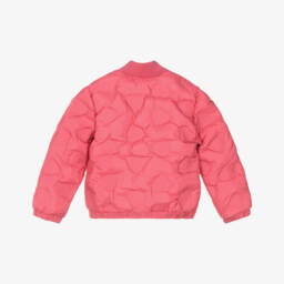 Guess-Girls Satin Quilted Pink Jacket | Childrensalon Outlet