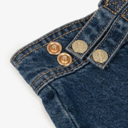 Guess-Girls Shimmering Blue Denim Skort | Childrensalon Outlet