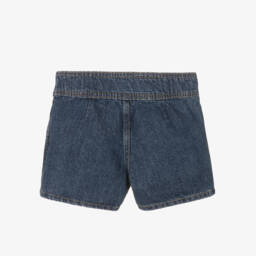 Guess-Girls Shimmering Blue Denim Skort | Childrensalon Outlet