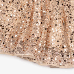 Guess-Girls Shimmering Gold Sequin Dress | Childrensalon Outlet