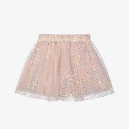 Guess-Girls Shimmering Pink Tulle Skirt | Childrensalon Outlet