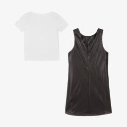 Guess-Girls Sleek Black Dress Ensemble | Childrensalon Outlet