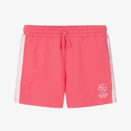 Guess-شورت جيرسي ناعم وردي للبنات | Childrensalon Outlet