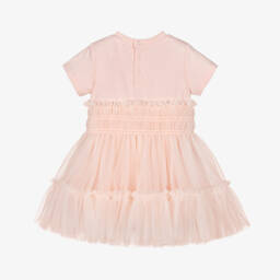 Guess-Girls Soft Pink Tulle Dress | Childrensalon Outlet