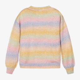 Guess-Girls Striped Rainbow Jumper | Childrensalon Outlet