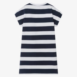 Guess-Girls Striped Tee Dress with Heart | Childrensalon Outlet