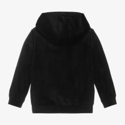 Guess-Черная велюровая толстовка для девочек | Childrensalon Outlet