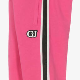 Guess-Girls Vibrant Pink Cotton Joggers | Childrensalon Outlet