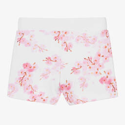 Guess-شورت قطن لون أبيض للبنات | Childrensalon Outlet